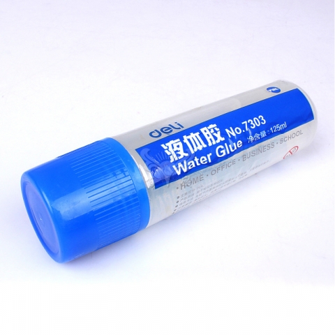 得力液體膠 辦公膠水 125ml液體膠水7303-6