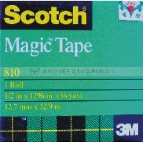 3M思高透明隱形膠帶（810 1/2）12mm*32.9m-6