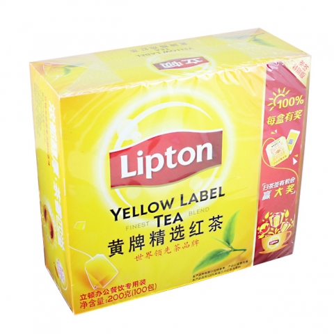 立頓茶包 精選紅茶S100 (2g*100包)/盒-6