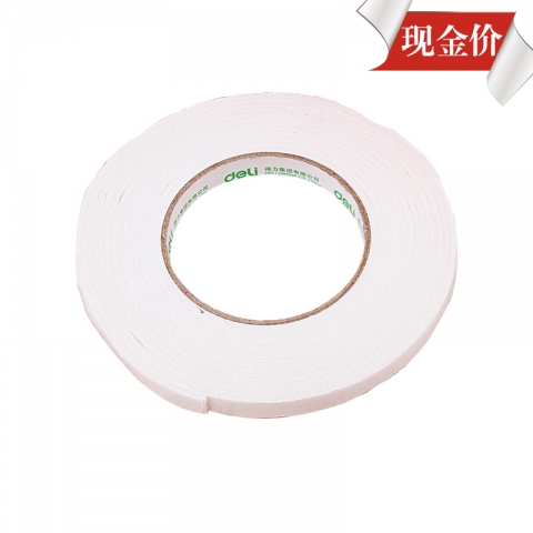 得力30410EVA泡棉雙面膠帶12mm*5y-6