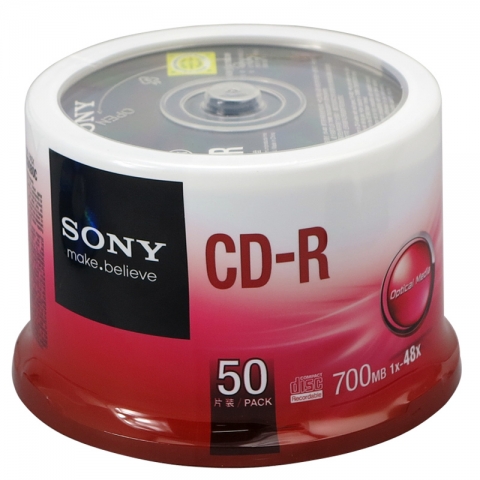 索尼光碟(50片筒裝)CD-R