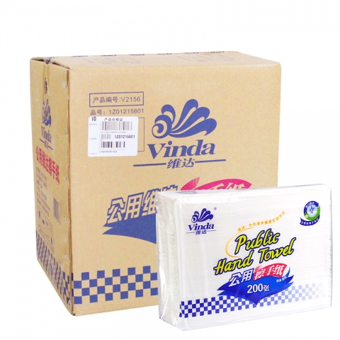 維達牌擦手紙 V2156 200張/包 20包/箱-6