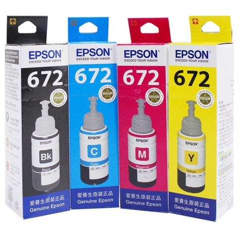 愛普生T6721/2/3/4/670249E墨水 黑 藍 紅...